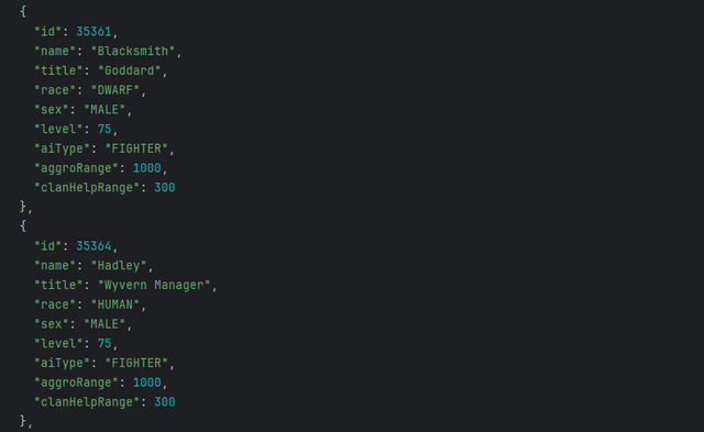 L2J Server API